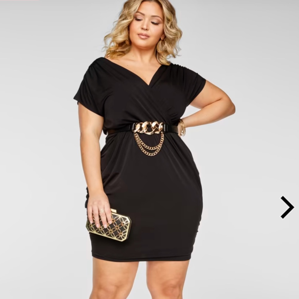 Fashion to Figure Black Classy Dress Size 1